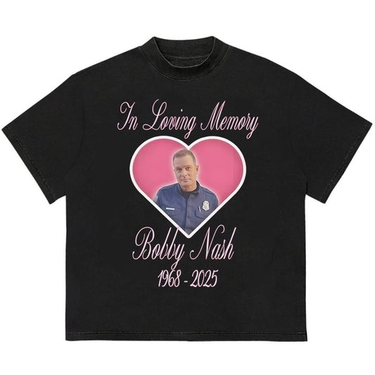 Bobby Nash Loving Memory T-Shirt Great for On-the-Go Looks Unique Design for Everyday Wear