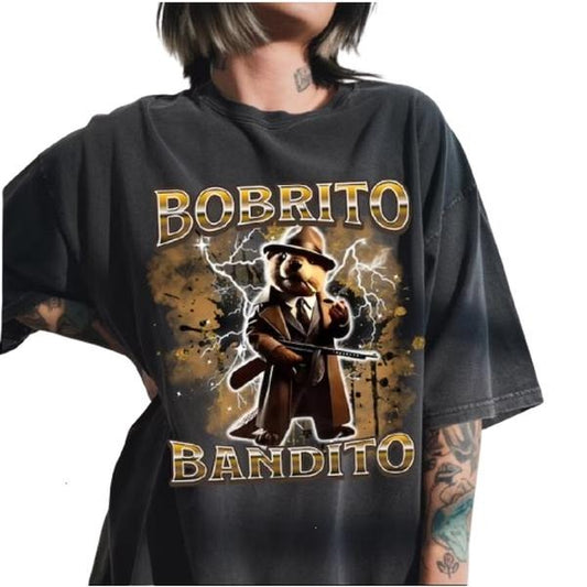 Bobrito Bandito Italian Brainrot Shirt, Funny Beaver Meme TShirt, Trending Unisex Tee