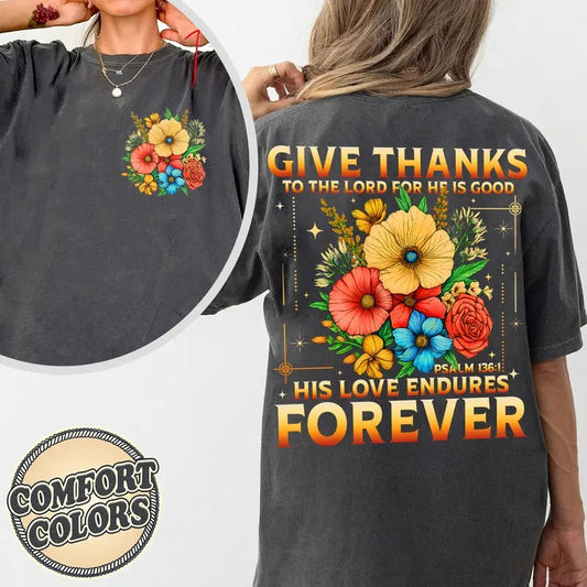 Boho Christian Comfort Colors Shirt, Women Bible Verse Tshirt, Jesus Apparel, Vintage Floral T Shirt, Flower Graphic Tee Retro, Faith Shirt