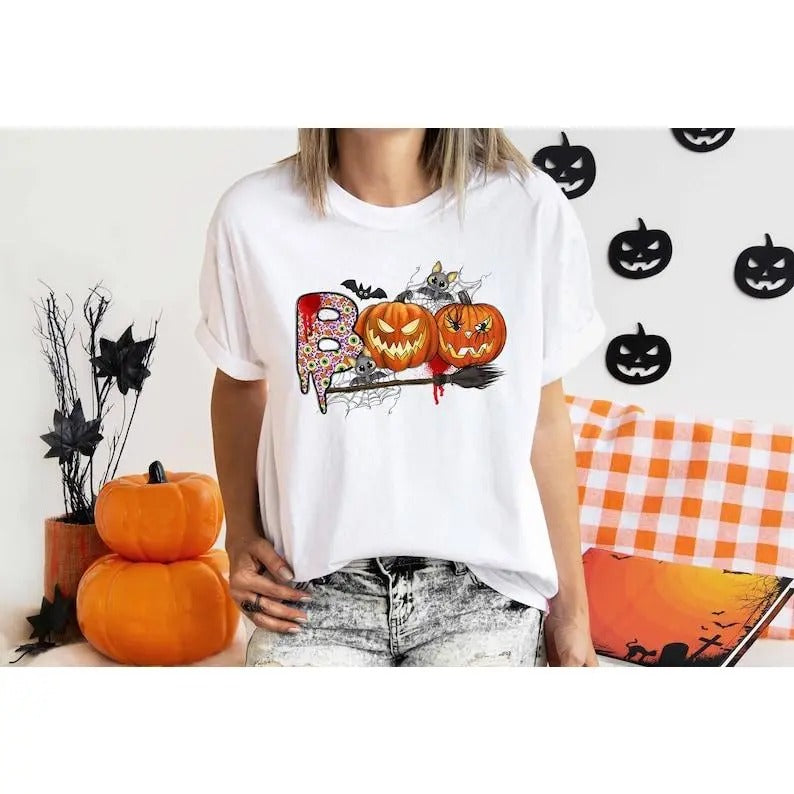 Boo Halloween Shirt, Halloween Gifts, Ghost Shirt, Halloween Costume, Halloween Party Shirt, Boo Shirt for Kids, Funny Halloween Shirt Gifts