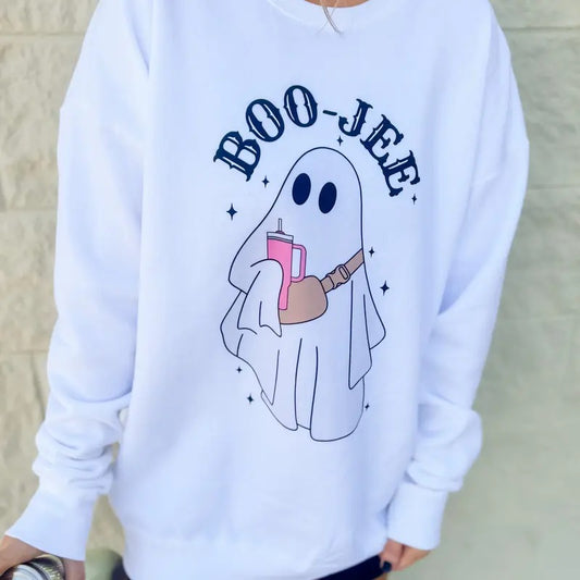 Boo-Jee Graphic Pullover