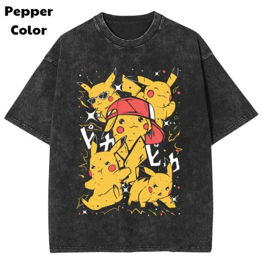 Bootleg Pikachu Vintage Tee, Pikachu T-Shirt, Pokemon Tee, Anime Shirt, Animation Graphic Tees, Gym Shirt, Unisex T-Shirt