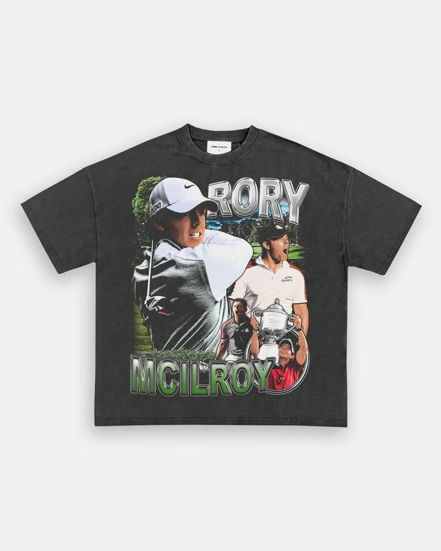 Bootleg Vintage 90s Style RORY MCILROY TEE T-Shirt Golf Casual Classic