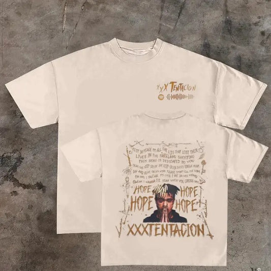 Bootleg XXXTENTACION T-Shirt, XXXTENTACION Graphic Tee, Music Rap Tee, Hip Hop, R&B, Y2k, Unisex T-Shirt, Gift For Men Women Menswear Top Streetwear