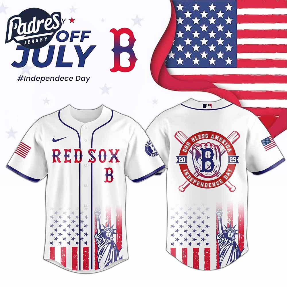 Boston Red Sox Special Independence Day 2025 Baseball Jersey - Padres Jersey Oasis: Elevate Your Baseball Style Game