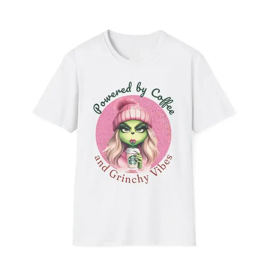 Boujeee Grinchhh Coffee T-Shirt, Funny Christmas Tee, Holiday Gift for Coffee Lovers