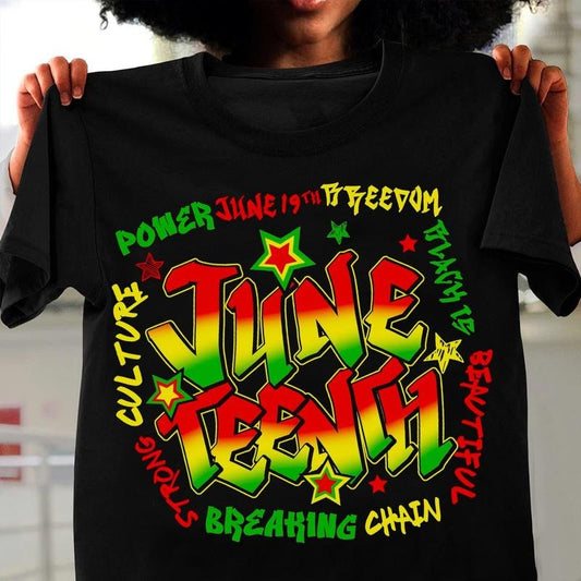 Breaking Every Chain Unisex Shirt, Juneteenth Since 1865 Tee, Black History, End of Slavery, Emancipation Day Gift