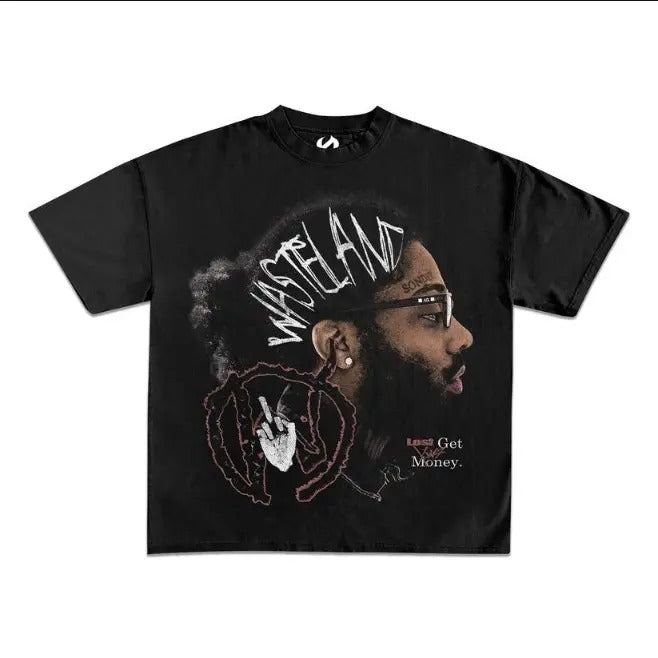 Brent Faiyaz Tee - Classic Cotton T-Shirt with Graphic Print, Short Sleeve, and Classic Style for Men Fabric