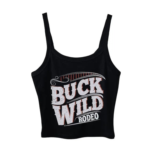 Buck Wild Crop Tank, Country Cowgirl Shirt, Western Crop Top, Rodeo T shirt, Country Music Top, Cowgirl Top