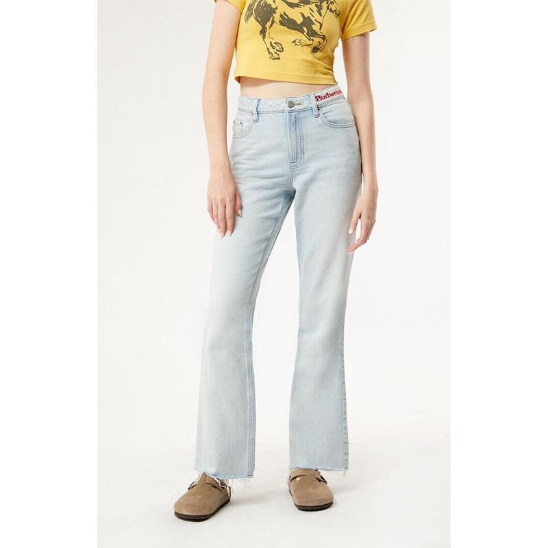 Budweiser Women's By PacSun Light Indigo Vintage Bootcut Jeans