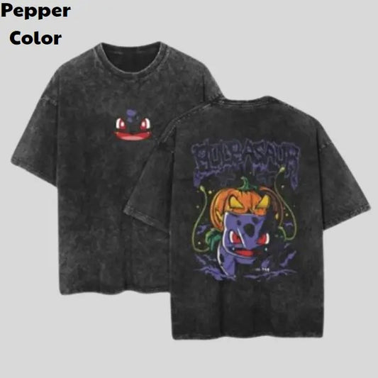 Bulbasube Vintage Tee,  Bulbasube 2-Sided T-Shirt, Pokemon Graphic Tees, Sweatshirt, Hoodie, Unisex Anime Shirt Menswear Womenswear Streetwear