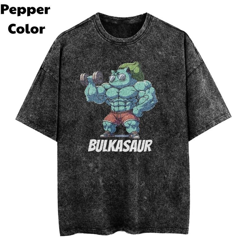 Bulkasaur Gym Vintage T-Shirt, Bulbasaur shirts, Pokemon Shirt, Pokemon Gym Shirt, Gym Shirt, Unisex T-Shirt, Gift For Men Women