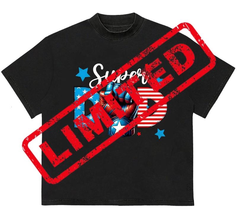 Bundle Super Dad T-Shirt Casual, Comfy, and Stylish Soft Cotton Unique Graphic Print for Standout Styl