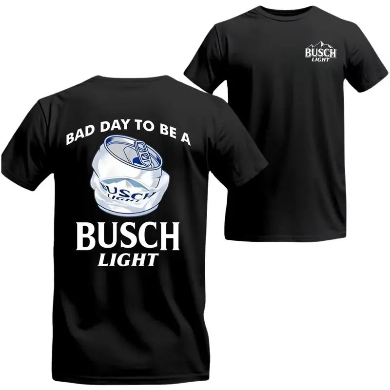 Busch Light Crushed Can T-shirt - Funny Beer Lover's Tee Humorous And Stylish Perfect For Casual Wear High-quality For Men And Women