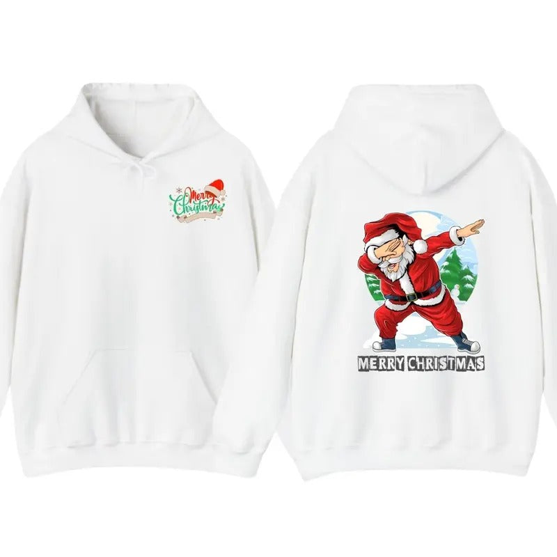 Busch Light Dabbing Santa Claus Christmas Boys Men Funny Xmas Dab Dance Hoodie T-Shirt, Busch Light Christmas Gifts For Men and Women, Unisex Hoodie