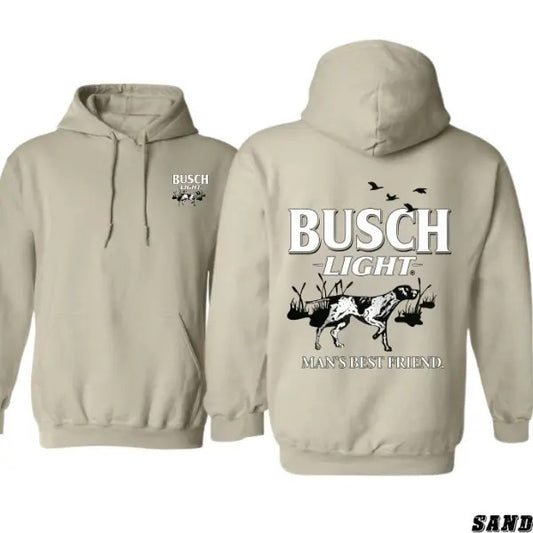 Busch Light T-shirt Sweatshirt Hoodie- Classic Outdoor Adventure Design Featuring Iconic Dog Graphics, camo country hoodies, Perfect for Beer Lovers and Outdoor Enthusiasts, Unisex Hoodie for Everyday Warmth and Beer Spirit Casual Wear Menswear Sweaters