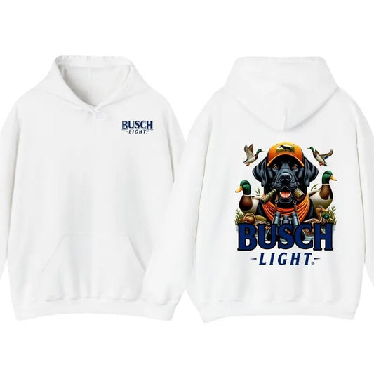 Busch light Duck And Dog Hunting T-Shirt, Hunting Dog Christmas Hoodie, Ideal for Outdoor Enthusiasts and Dog Lovers, Trendy Shirt