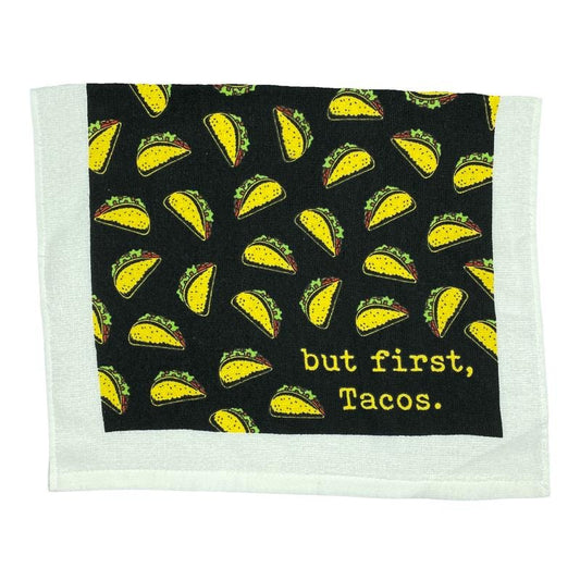 But First Tacos Funny Tasty Mexican Food Tea Towel Funny Dish Towels Soft Adsorbent Tea Towel