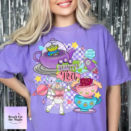 Buzz Lightyear T Shirt Hoodie Sweater| Mrs. Nesbitts’s Tea Graphic Tee T Shirt Hoodie Toy Story T Shirt Hoodie Sweater