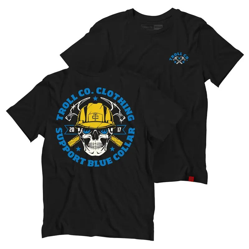 CONSTRUCTION TEE, WORK T-SHIRT, FOR LABOR DAY
