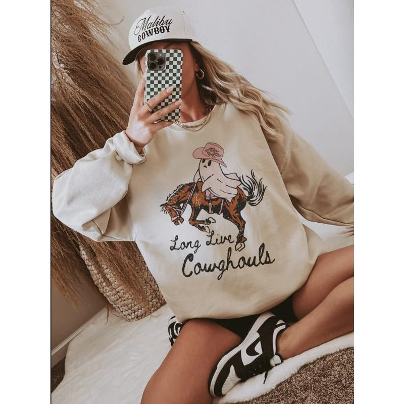COWGHOULS CREW sweatshirt and Hoodie, Western clothing Sweatshirt, Country shirt, western tops, western outfits women
