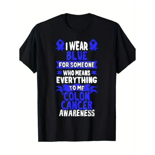 CRC Awareness T Shirt - Gift For Colon Cancer Patients T-Shirt 100%Cotton - Made in USA