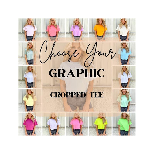 CROP *SHORT Sleeve Graphic Tee