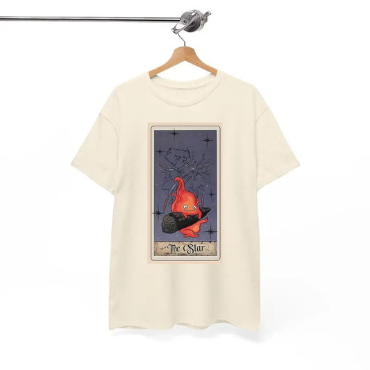 Calcifer Tarot Card Tshirt, Howls Moving Castle Tshirt, Howl And Sophie, Anime
