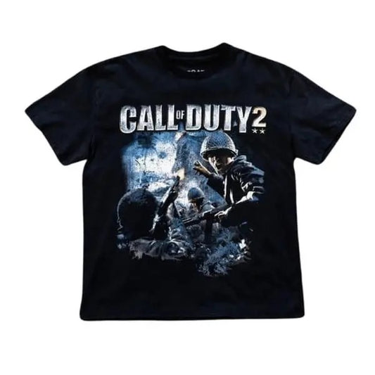 Call Of Duty 2 MW2 Vintage Gaming shirt Made Using 100% Us Cotton, Design & Printed In The USA Menswear Top