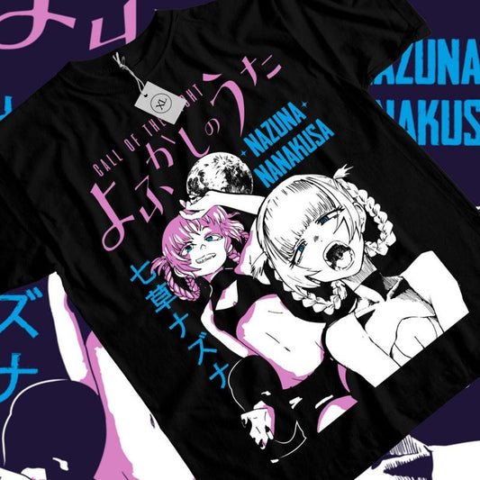 Call Of The Night Anime T-Shirt & Sweatshirt, Nazuna Nanakusa Kawaii Waifu Graphic Tee, Anime Manga Lover Gifts Ball Cotton