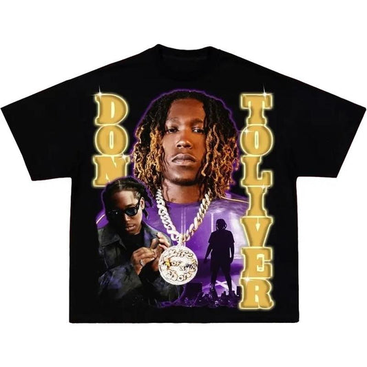 Camiseta Vintage Don Toliver SP 2023 T-Shirt Double Side