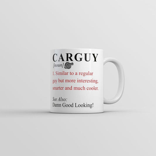Car Guy Definition Mug Funny Sarcastic Mechanic Coffee Cup-11oz Funny Coffee Mugs Ceramic Printed Drinkware Cup