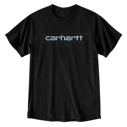 Carhartt Men's Force Relaxed Fit Midweight Short-Sleeve Logo Graphic T-Shirt Sweatshirt Hoodie