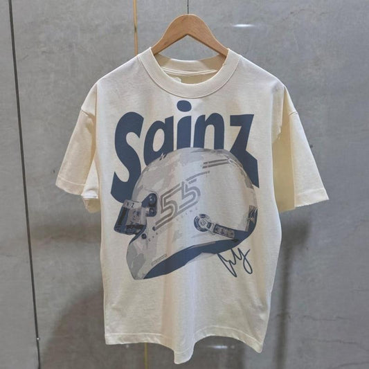 Carlos Sainz Williams  T-Shirt, Sainz 55 Racing Tee, Vintage F One Shirt, Gift for Carlos Sainz Fan