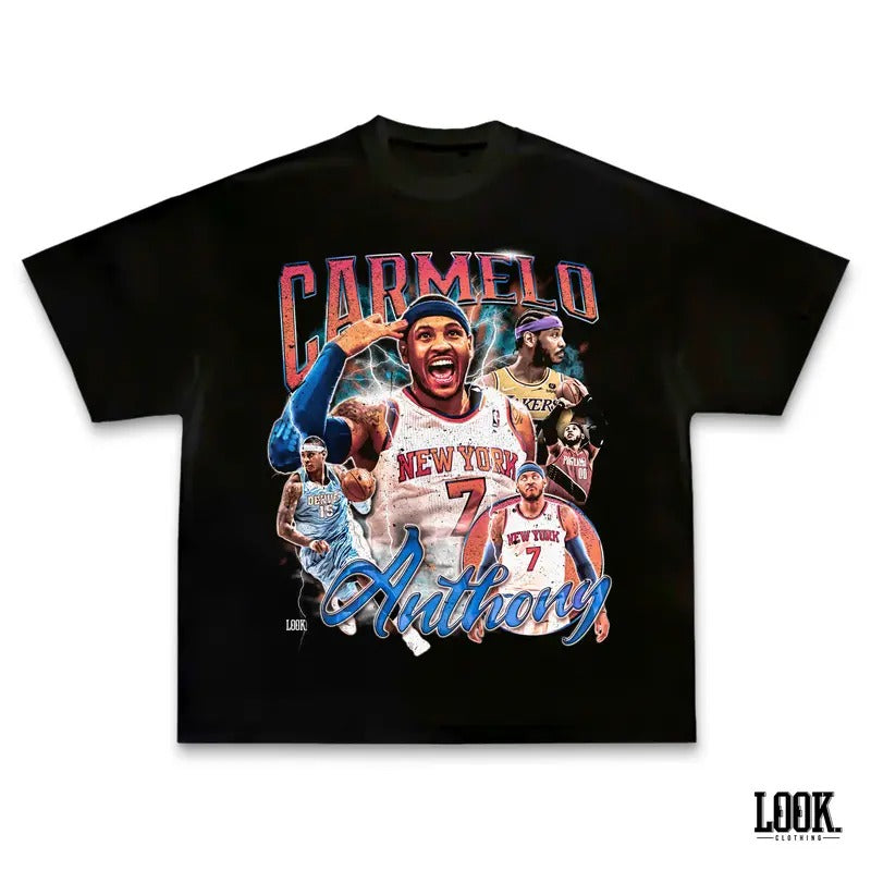 Carmelo Anthony Graphic Tee | Vintage Tee Graphic T-Shirt Sweatshirt Hoodie | Sport Tee - Gift For Fan