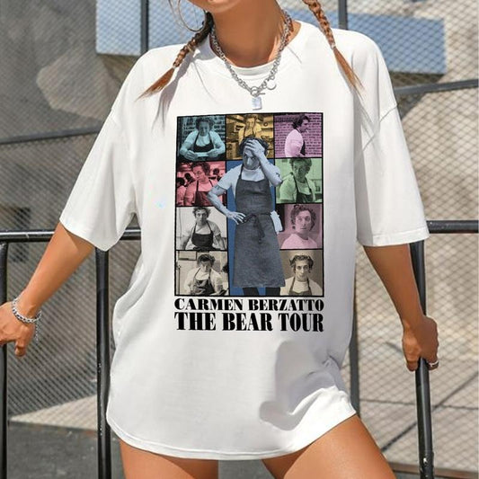 Carmy The Bear Tour T-Shirt Sweatshirt Hoodie Unisex Cotton Fabric Menswear Short