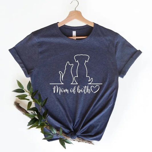 Cat And Dog Lover Shirt, Cat And Dog Mom Shirt, Cat Mom Shirt, Dog Mom Shirt, Dog Mama Shirt