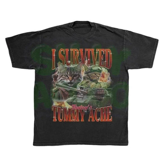 CerTified Funny Pusssy Lover Meme Cat Graphic T-Shirt Unisex Fashion Kawaii T-shirt Vintage T-Shirt for Men and All Seasons - Top, Menswear