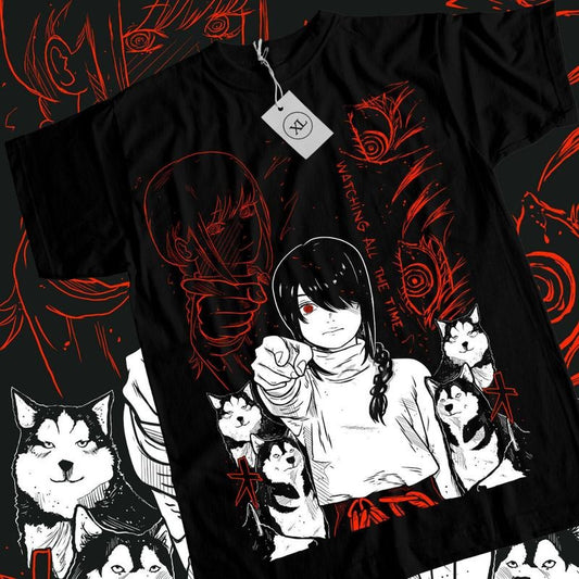 Chainsaw Man Anime T-Shirt & Sweatshirt, Nayuta Control Devil Graphic Tee, Anime Manga Lover Gifts Ball Cotton