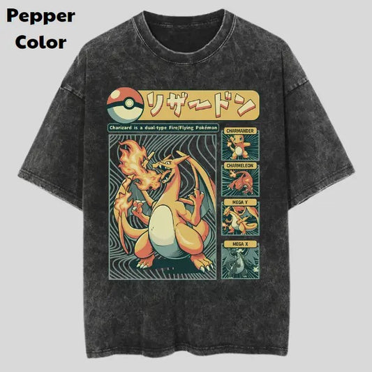 Charizard Vintage Tee, Charizard T-Shirt, Pokemon Graphic Tees, Pokemon Shirt, Unisex Anime Shirt, Menswear Womenswear Streetwear