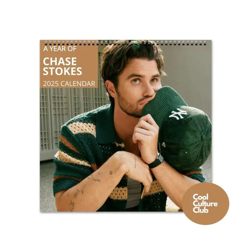 Chase Stokes Calendar Vol.1 - 2025 Calendar, Wall Calendar 2025, Planner 2025, Chase Stokes Mug Gift, Unique Holiday Gift, Christmas Gift