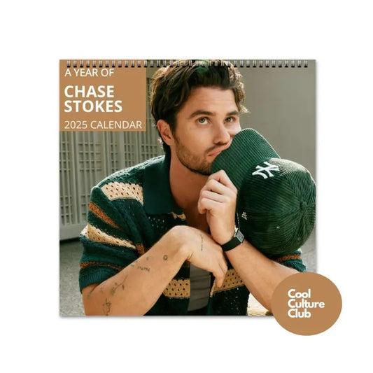 Chase Stokes Calendar Vol.1 - 2025 Calendar, Wall Calendar 2025, Planner 2025, Chase Stokes Mug Gift, Unique Holiday Gift, Christmas Gift