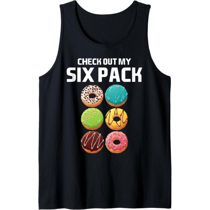 Check Out My Six Pack Donut Tank Top