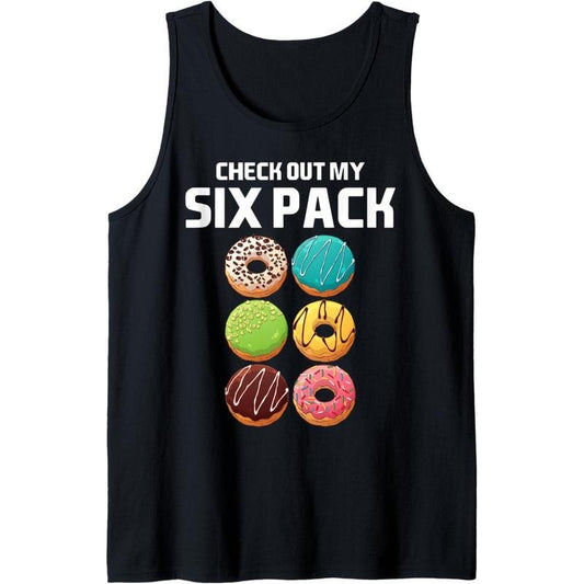Check Out My Six Pack Donut Tank Top
