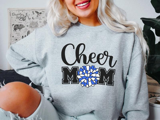 Cheer Mom Sweatshirt, Cheerleader Hoodie, Sport Lover Gift Sweater For Mama, Cheer Long Sleeve, Cheer Coach Sweatshirt For Mother.