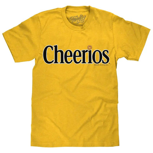Cheerios Logo T-Shirt - Yellow graphic tee