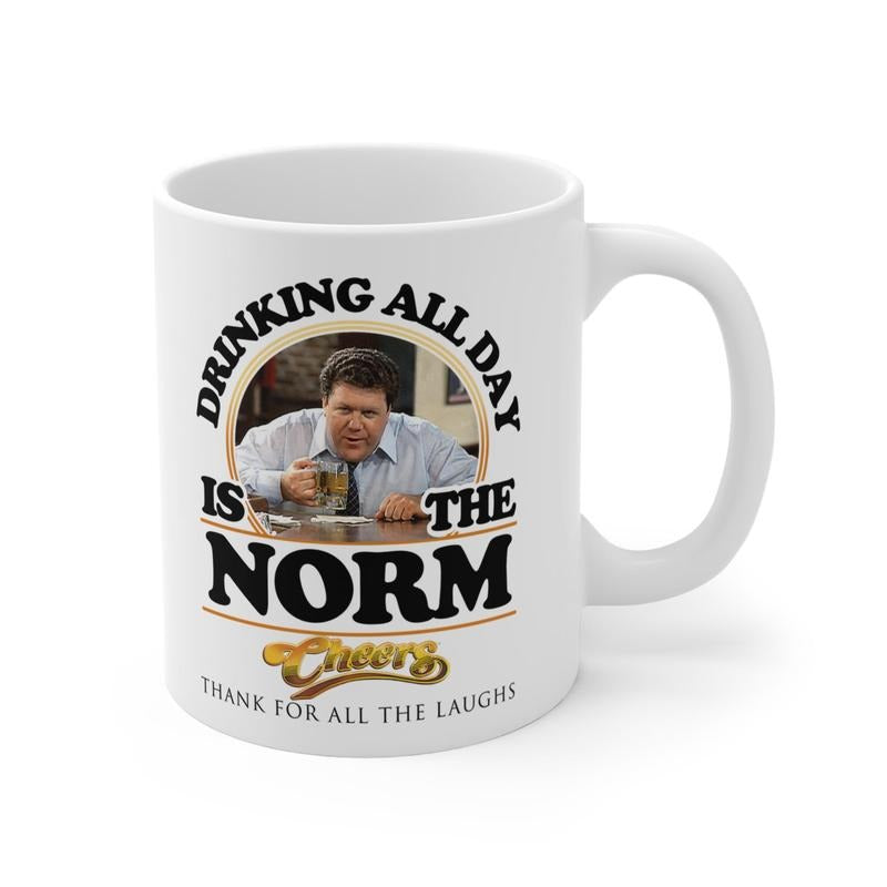 Cheers - Norm mug, Memories George Wendt Cheers Classic mug, Comedy Show, Cheers TV Show mug, TV Show mug