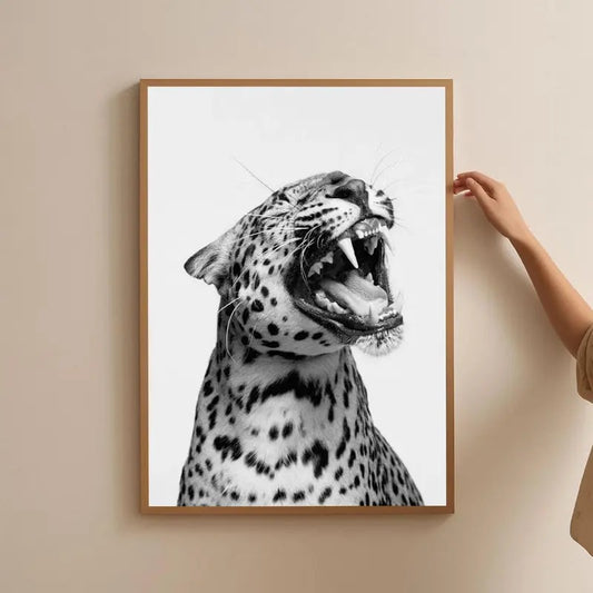 Cheetah Poster, Luxury Fashion Print, Black and White Wall Art, Vintage Photography, Leopard Print, Hypebeast Room Decor, Digital Download