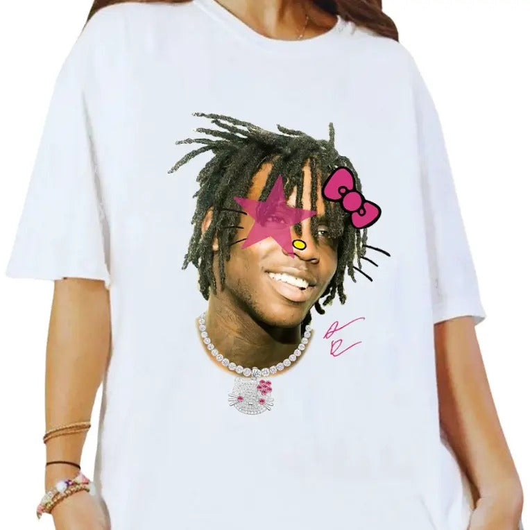 Cheif Pink Star Kitty Shirt
