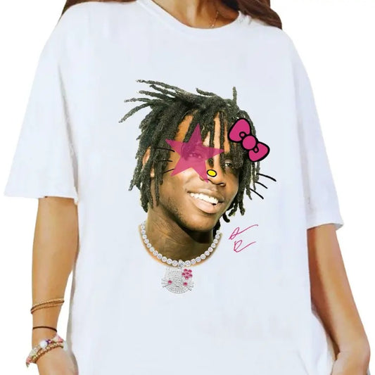 Cheif Pink Star Kitty Shirt